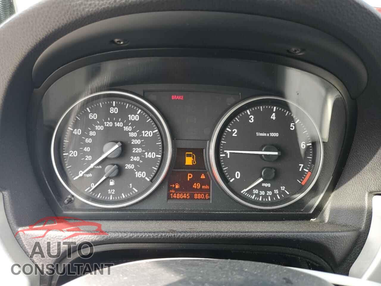 BMW 3 SERIES 2011 - WBAPH5C5XBF094252