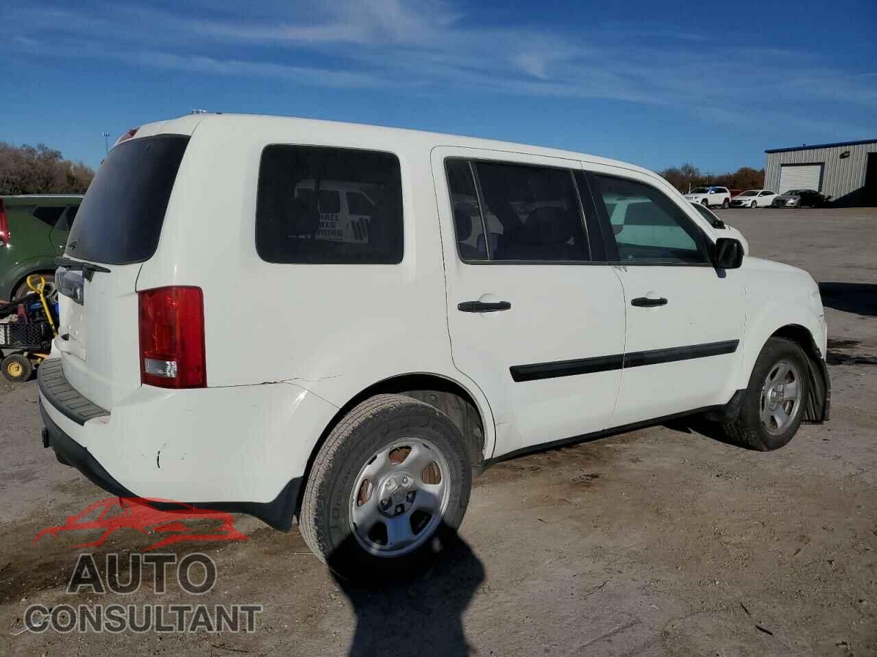 HONDA PILOT 2012 - 5FNYF3H2XCB005253