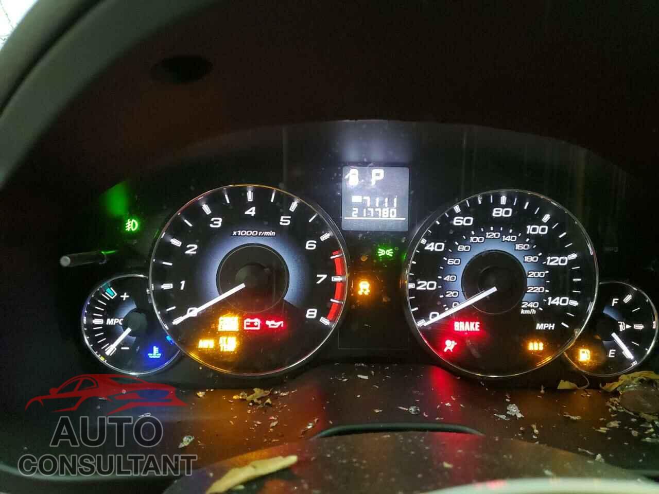 SUBARU OUTBACK 2012 - 4S4BRBGC2C3267973