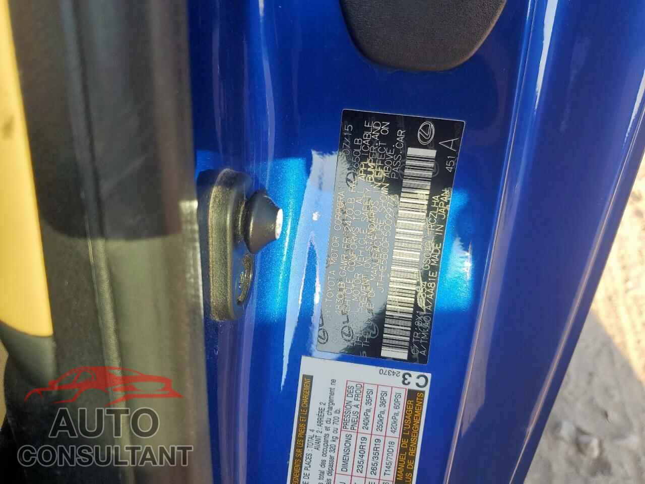 LEXUS RX350 2015 - JTHHE5BC0F5009977