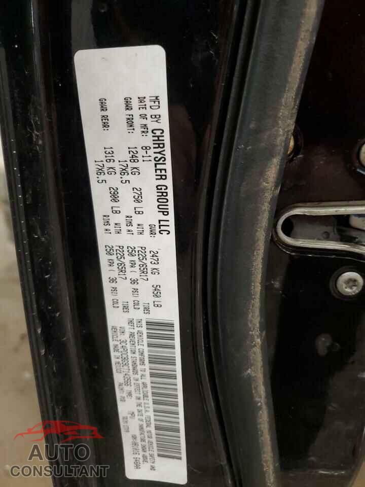 DODGE JOURNEY 2012 - 3C4PDCBG9CT143566