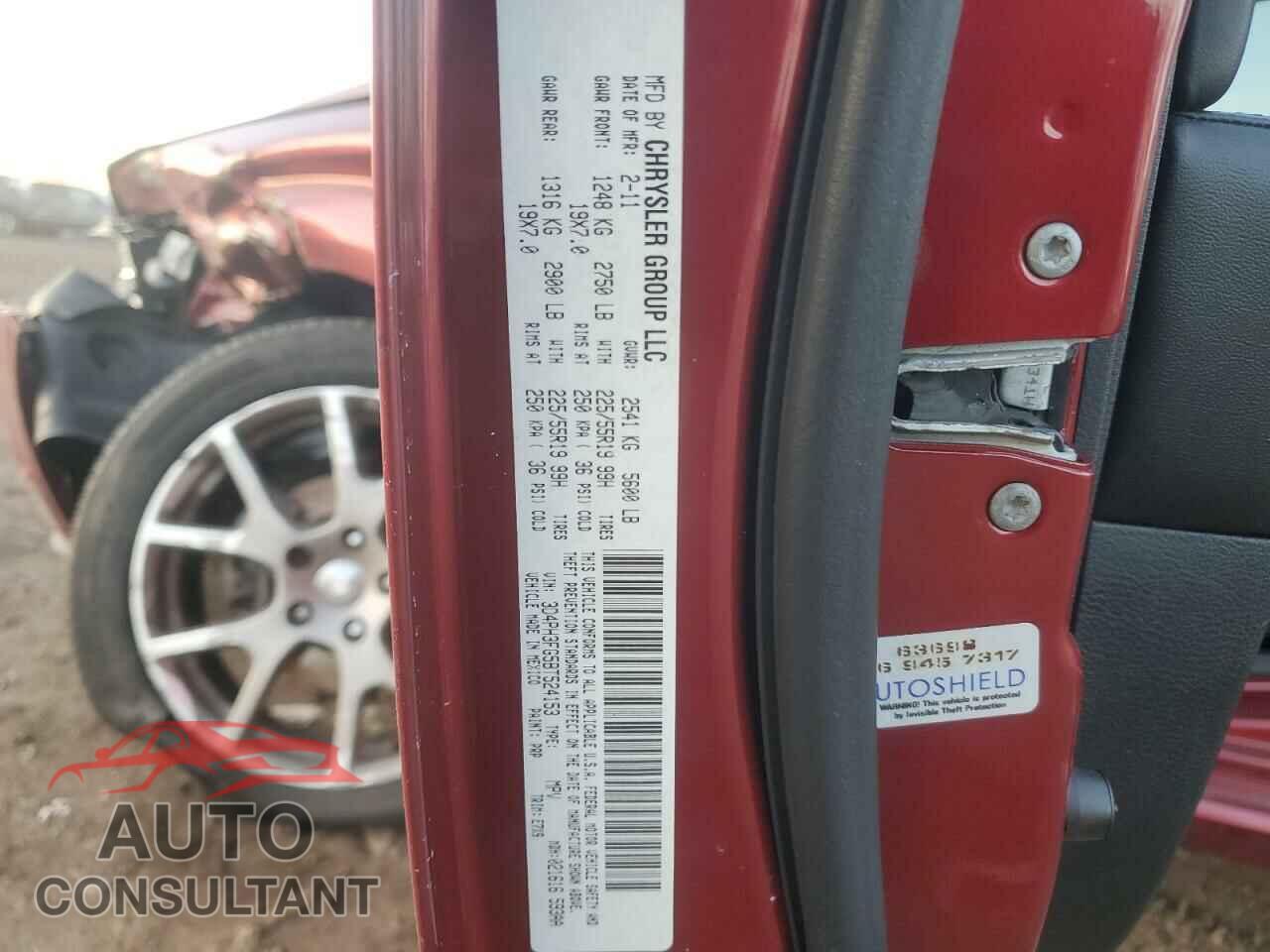 DODGE JOURNEY 2011 - 3D4PH3FG5BT524153