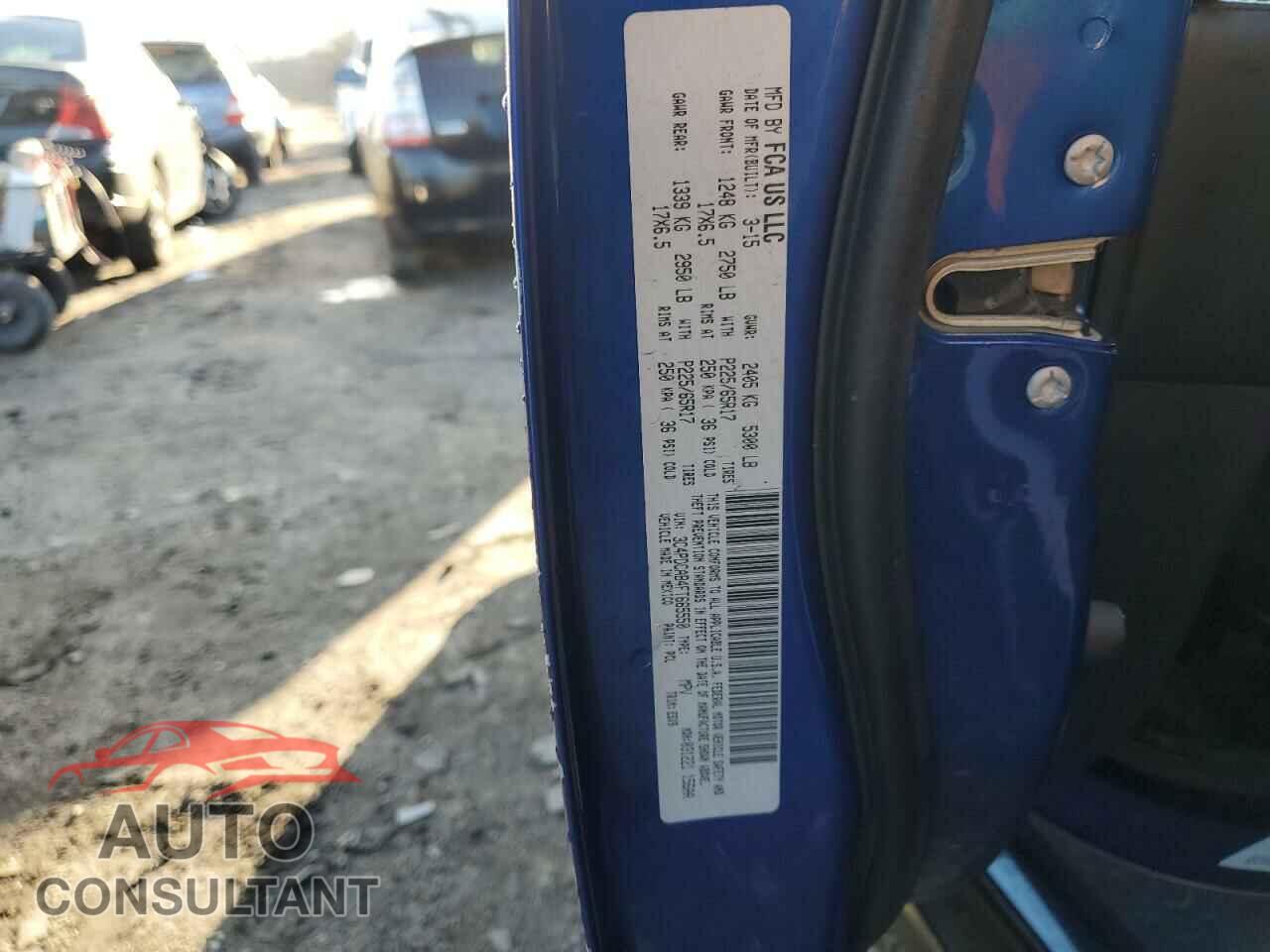 DODGE JOURNEY 2015 - 3C4PDCAB4FT665550