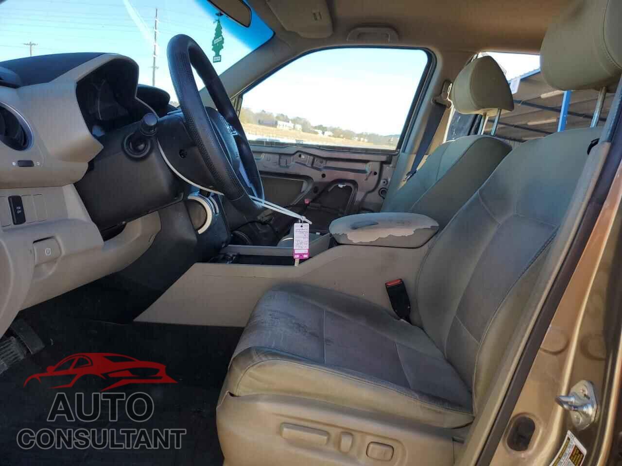 HONDA PILOT 2011 - 5FNYF4H45BB080612