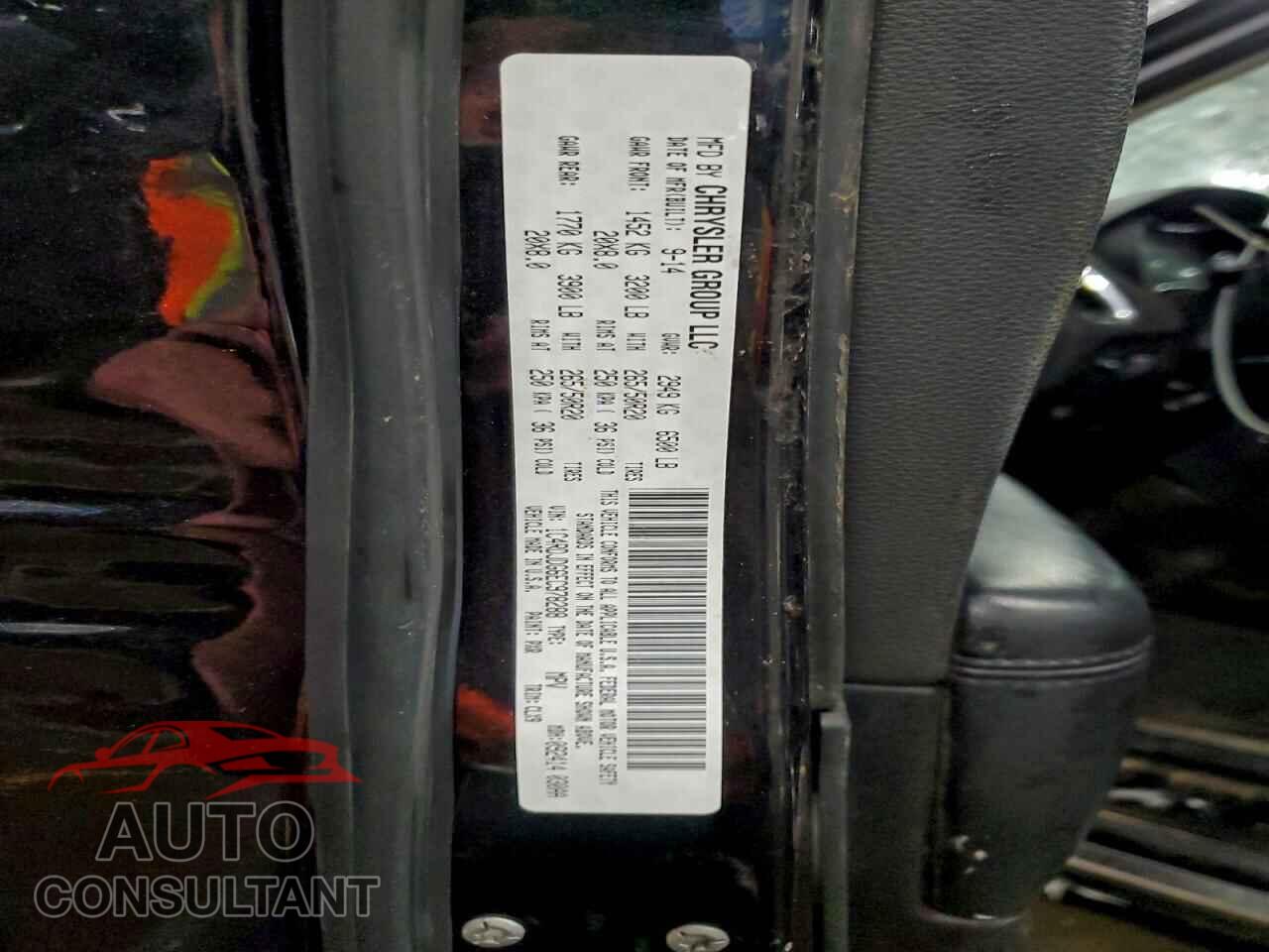 DODGE DURANGO 2014 - 1C4RDJDG6EC978288