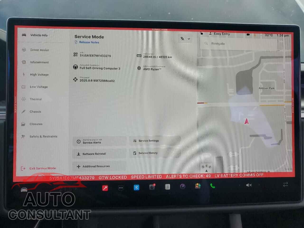 TESLA MODEL S 2021 - 5YJSA1E67MF433279