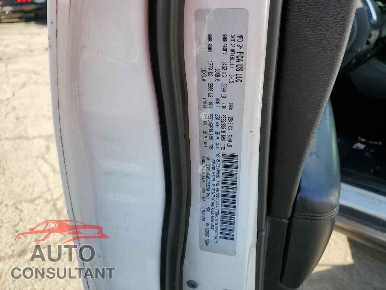 DODGE DURANGO 2015 - 1C4RDHAG8FC799300