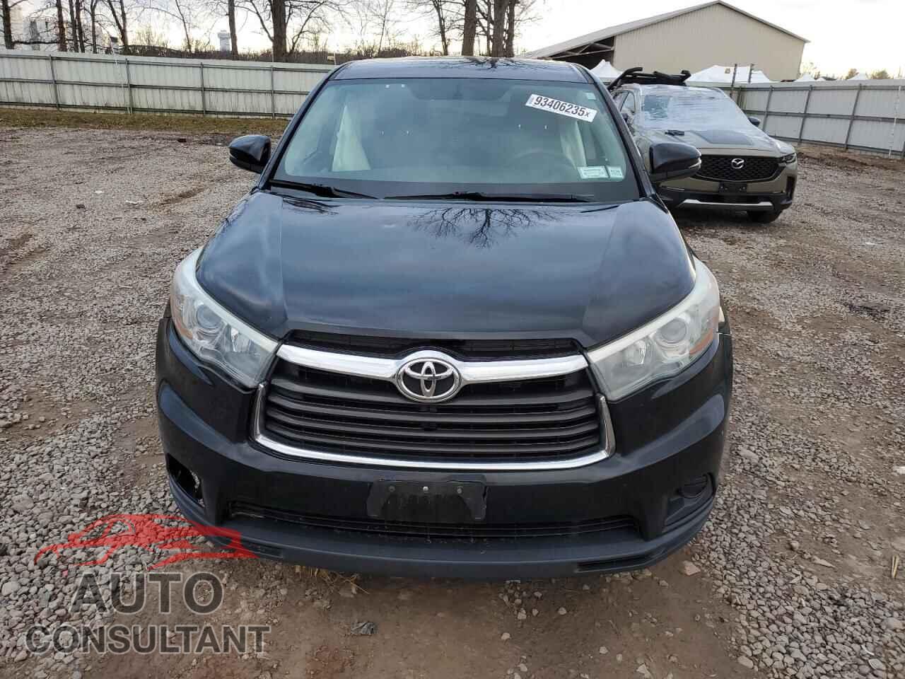 TOYOTA HIGHLANDER 2015 - 5TDBKRFH8FS102995