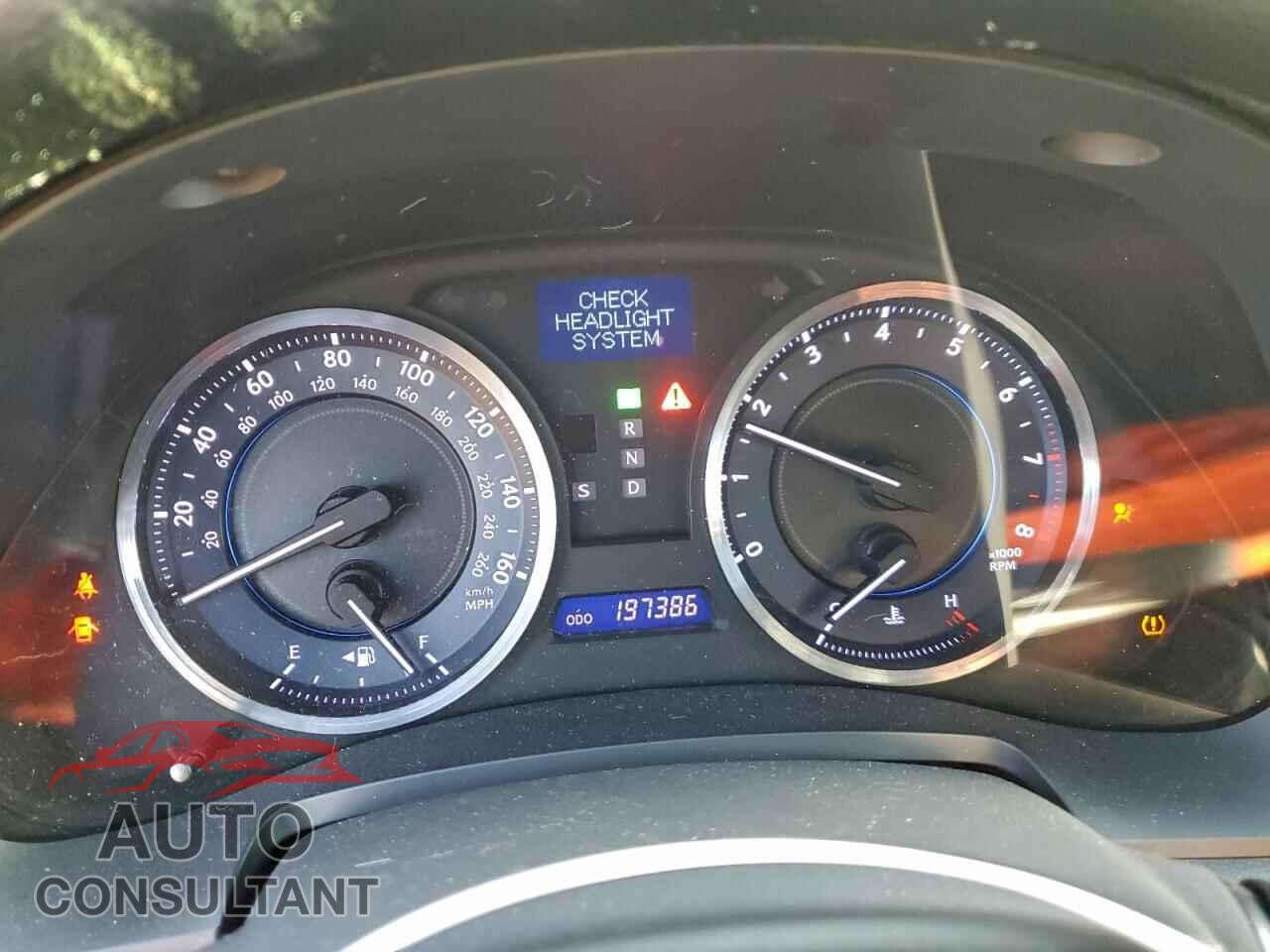 LEXUS IS 2012 - JTHBF5C29C5161745