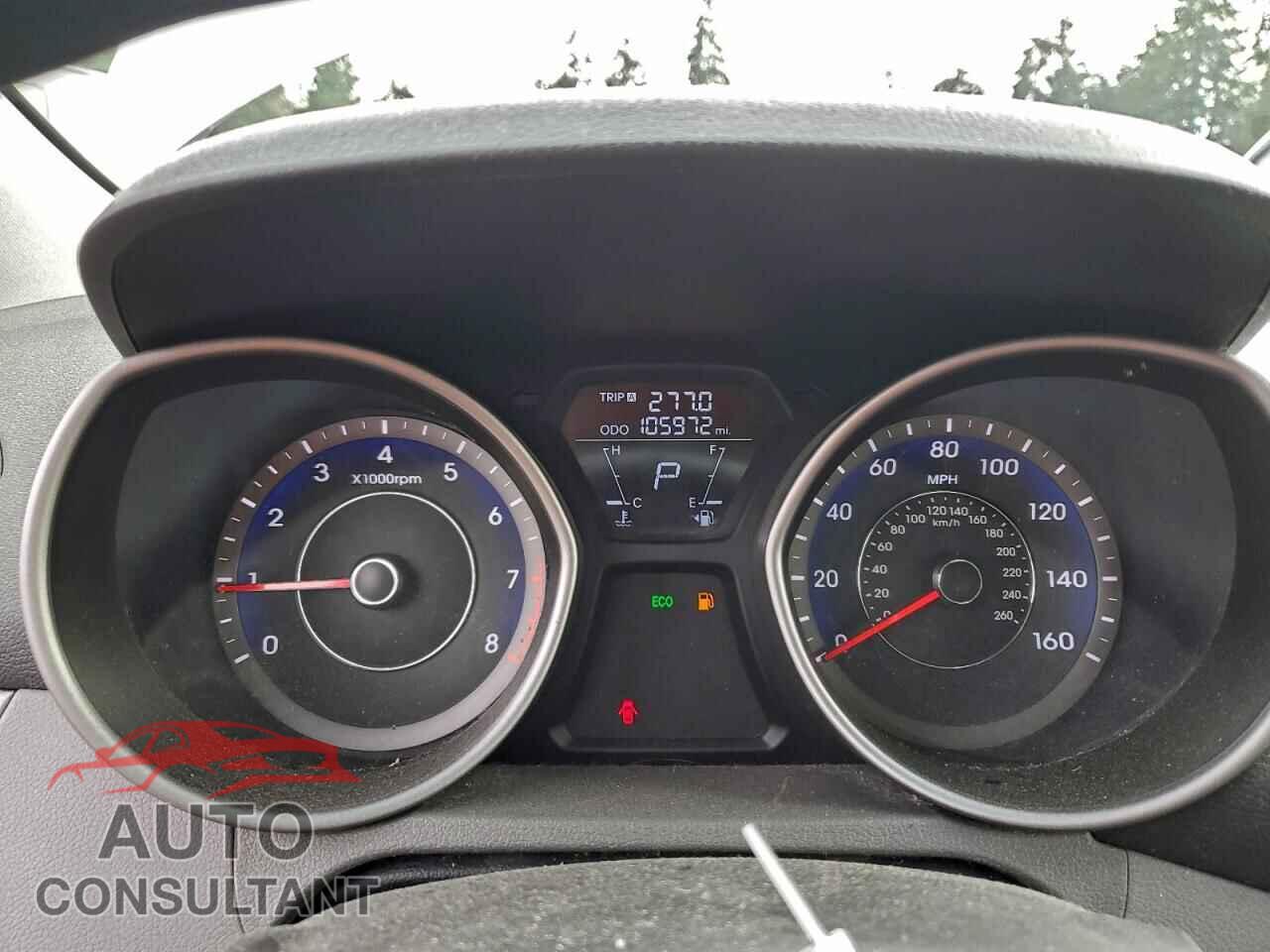 HYUNDAI ELANTRA 2013 - KMHDH4AE4DU016580