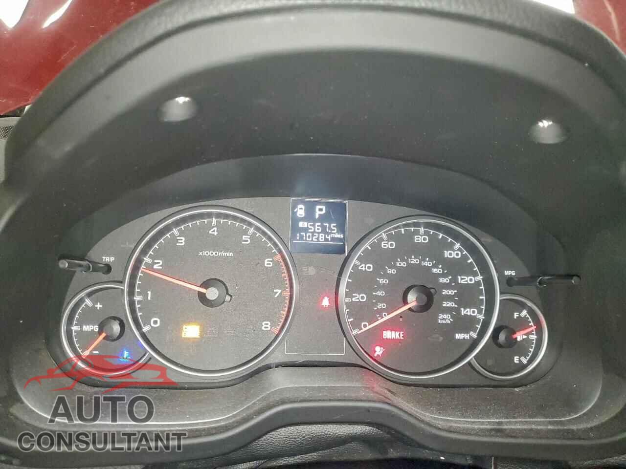 SUBARU OUTBACK 2013 - 4S4BRCCC5D3206615