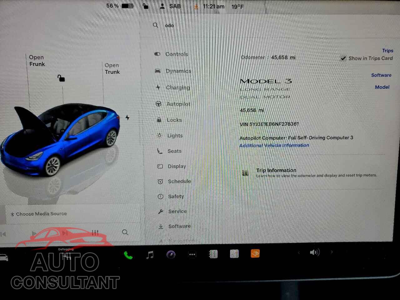 TESLA MODEL 3 2022 - 5YJ3E1EB6NF278361