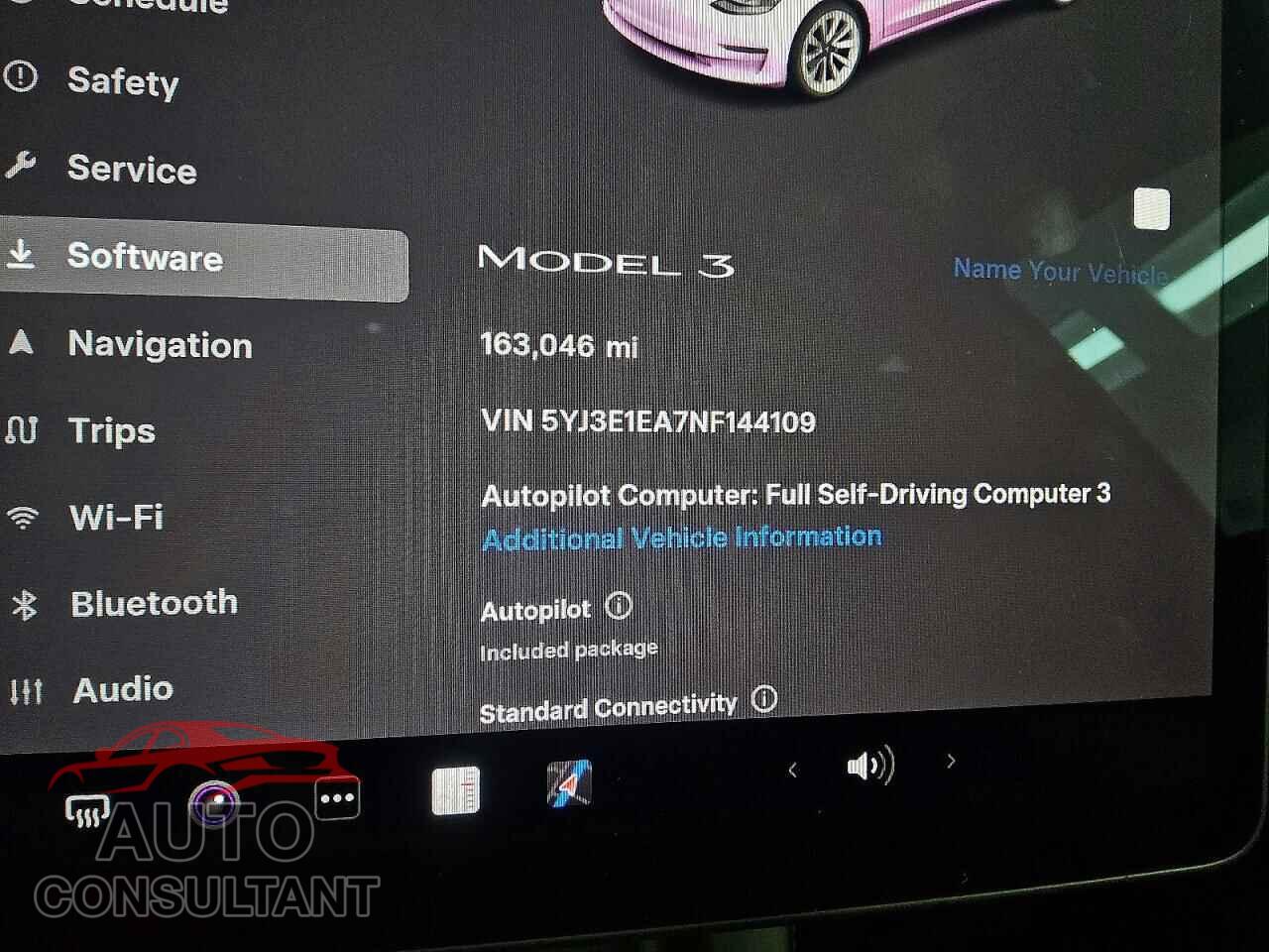 TESLA MODEL 3 2022 - 5YJ3E1EA7NF144109
