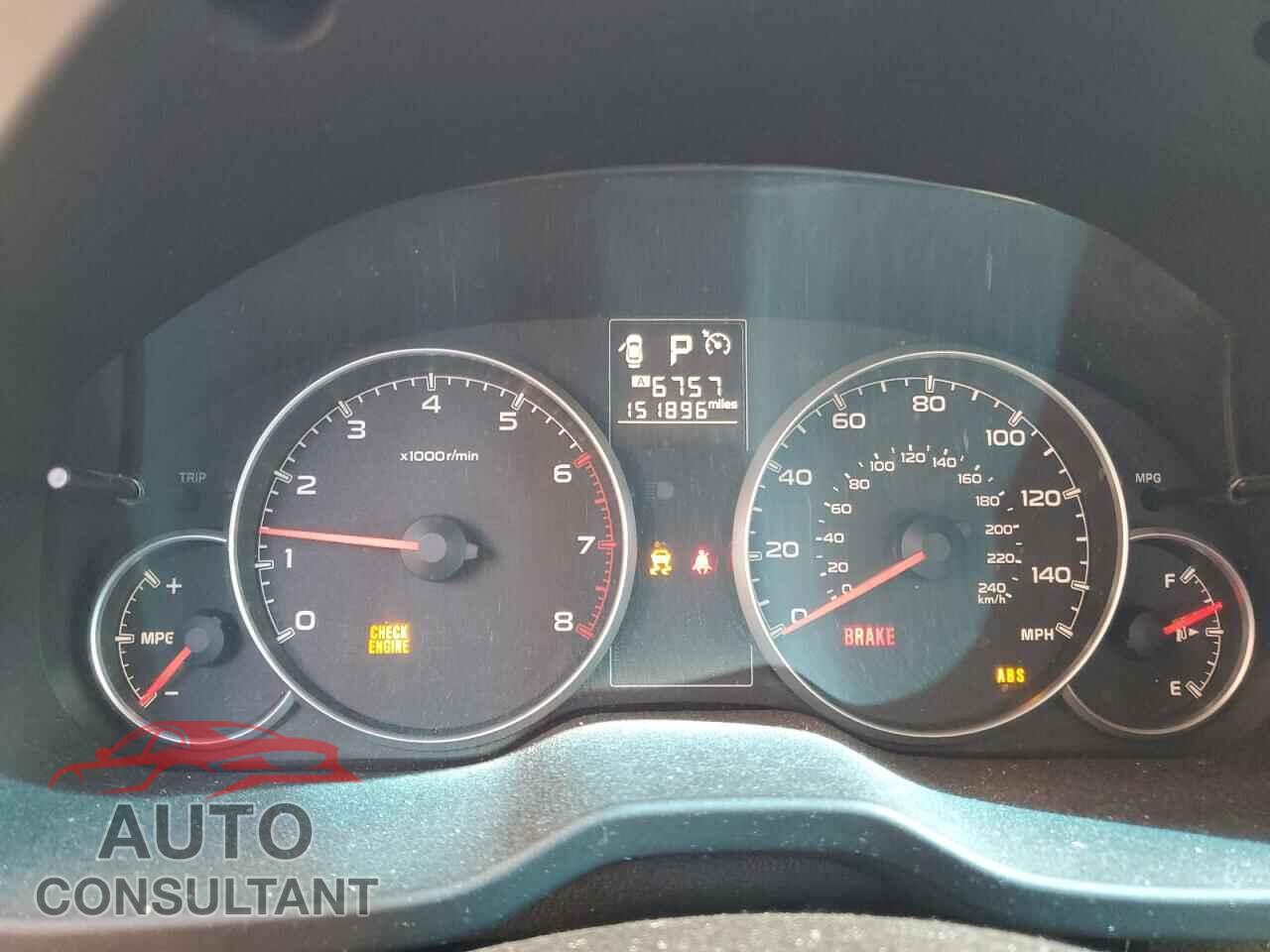 SUBARU OUTBACK 2013 - 4S4BRCCC3D3211005
