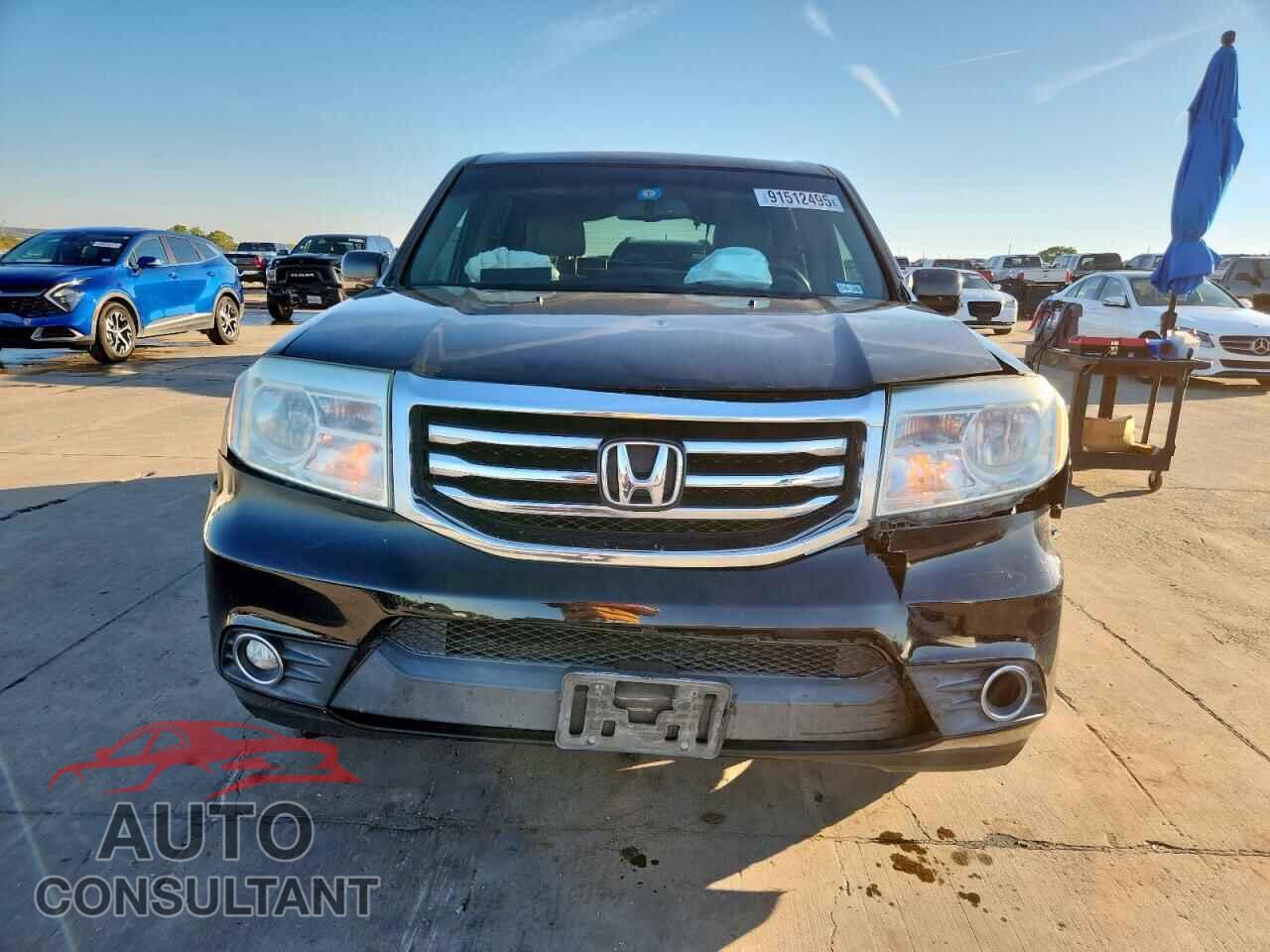 HONDA PILOT 2013 - 5FNYF3H62DB006272