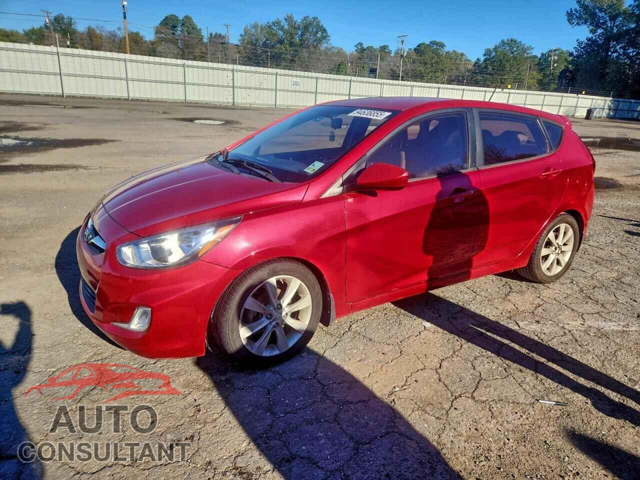 HYUNDAI ACCENT 2012 - KMHCU5AEXCU038045