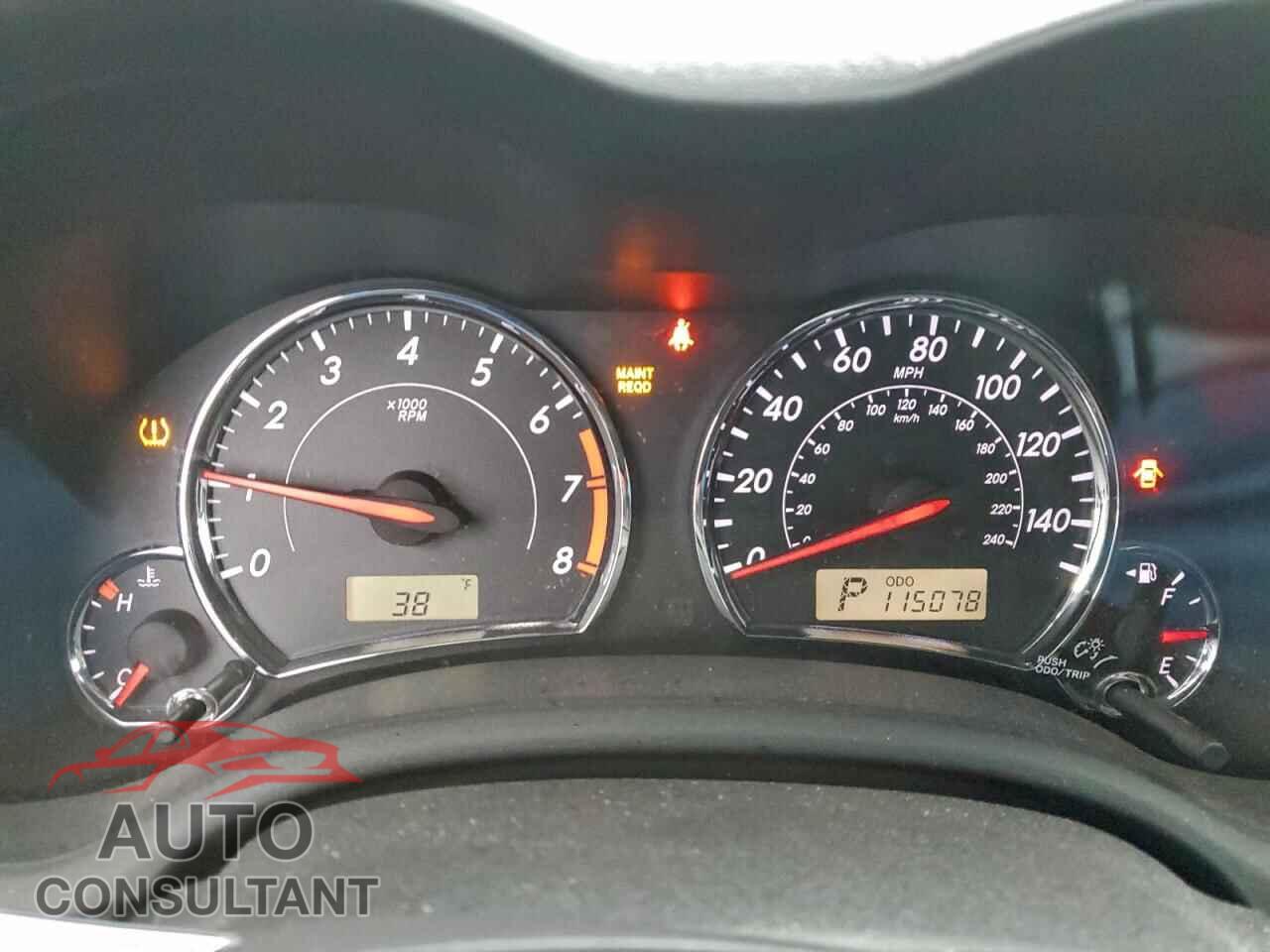 TOYOTA COROLLA 2013 - 5YFBU4EE3DP192566