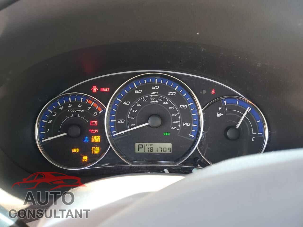 SUBARU FORESTER 2012 - JF2SHAEC1CH469003
