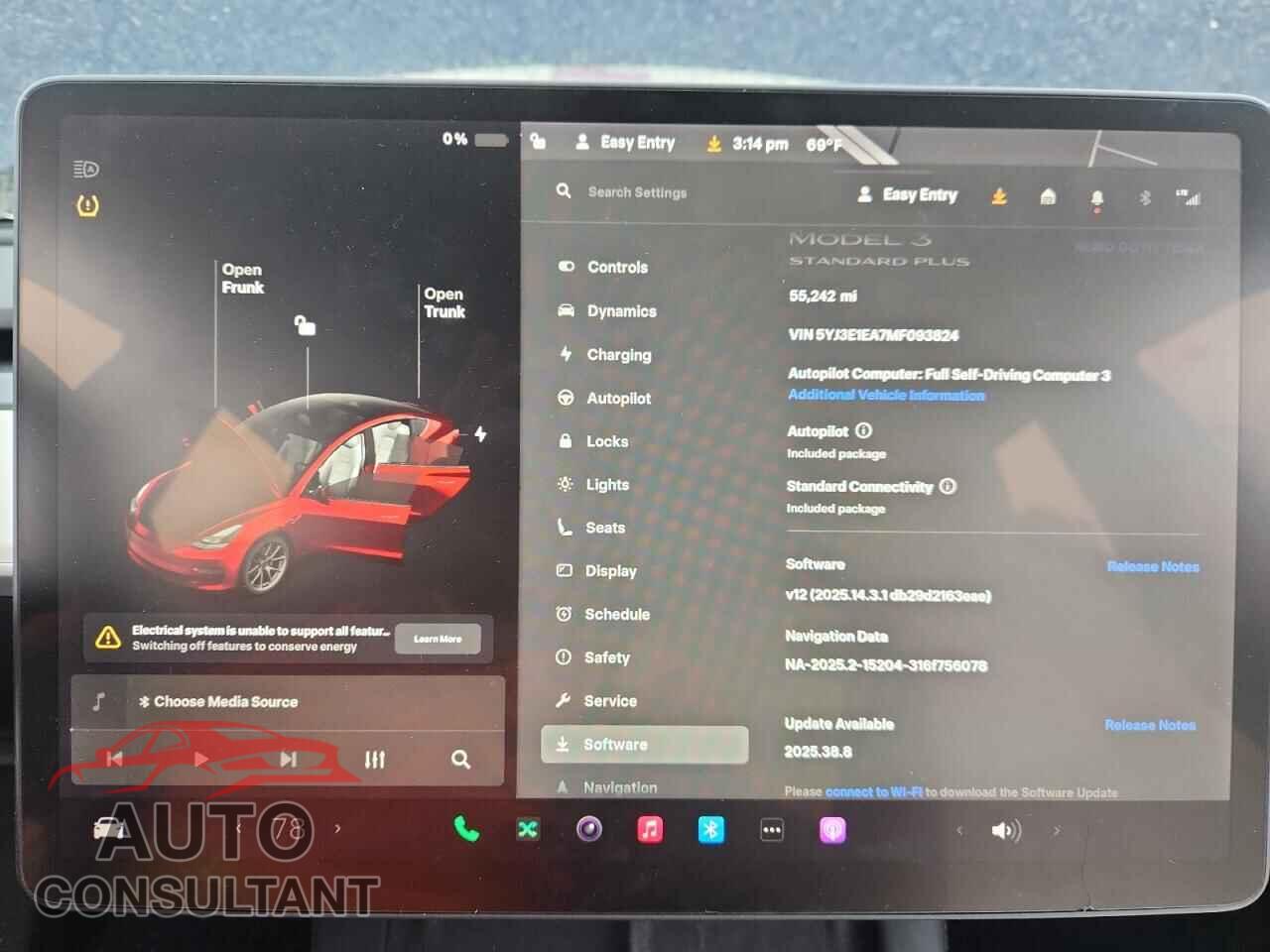 TESLA MODEL 3 2021 - 5YJ3E1EA7MF093824