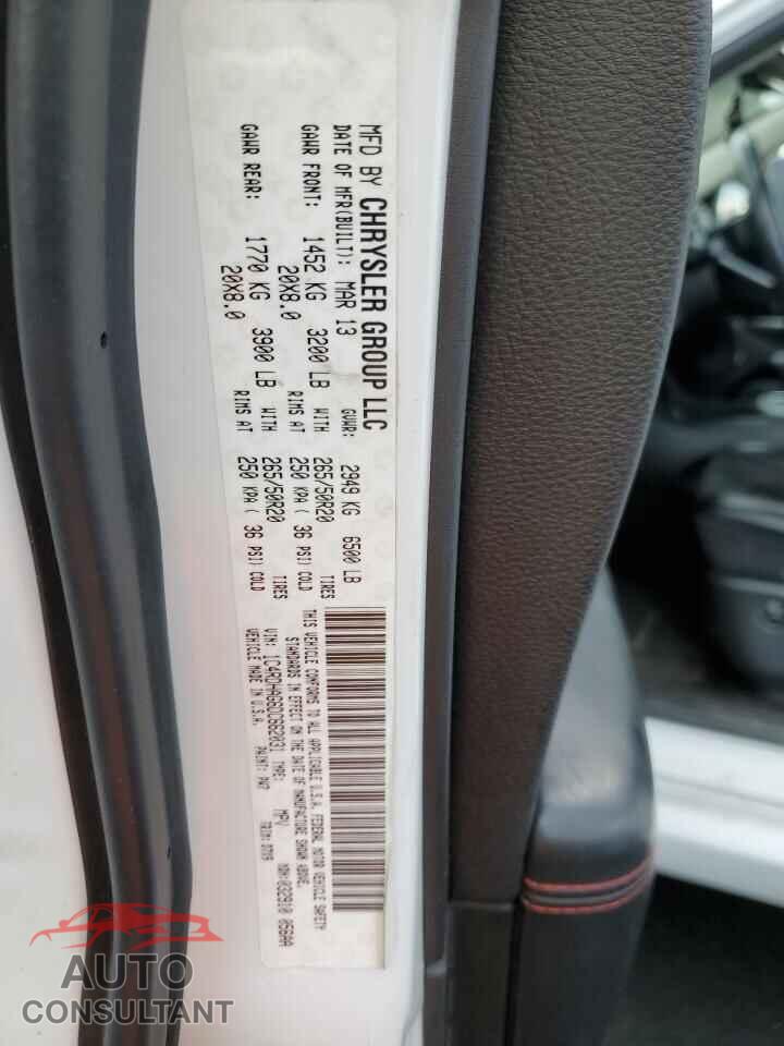 DODGE DURANGO 2013 - 1C4RDHAG6DC662031