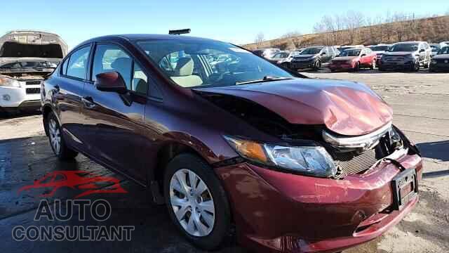 HONDA CIVIC 2012 - 19XFB2F57CE070951
