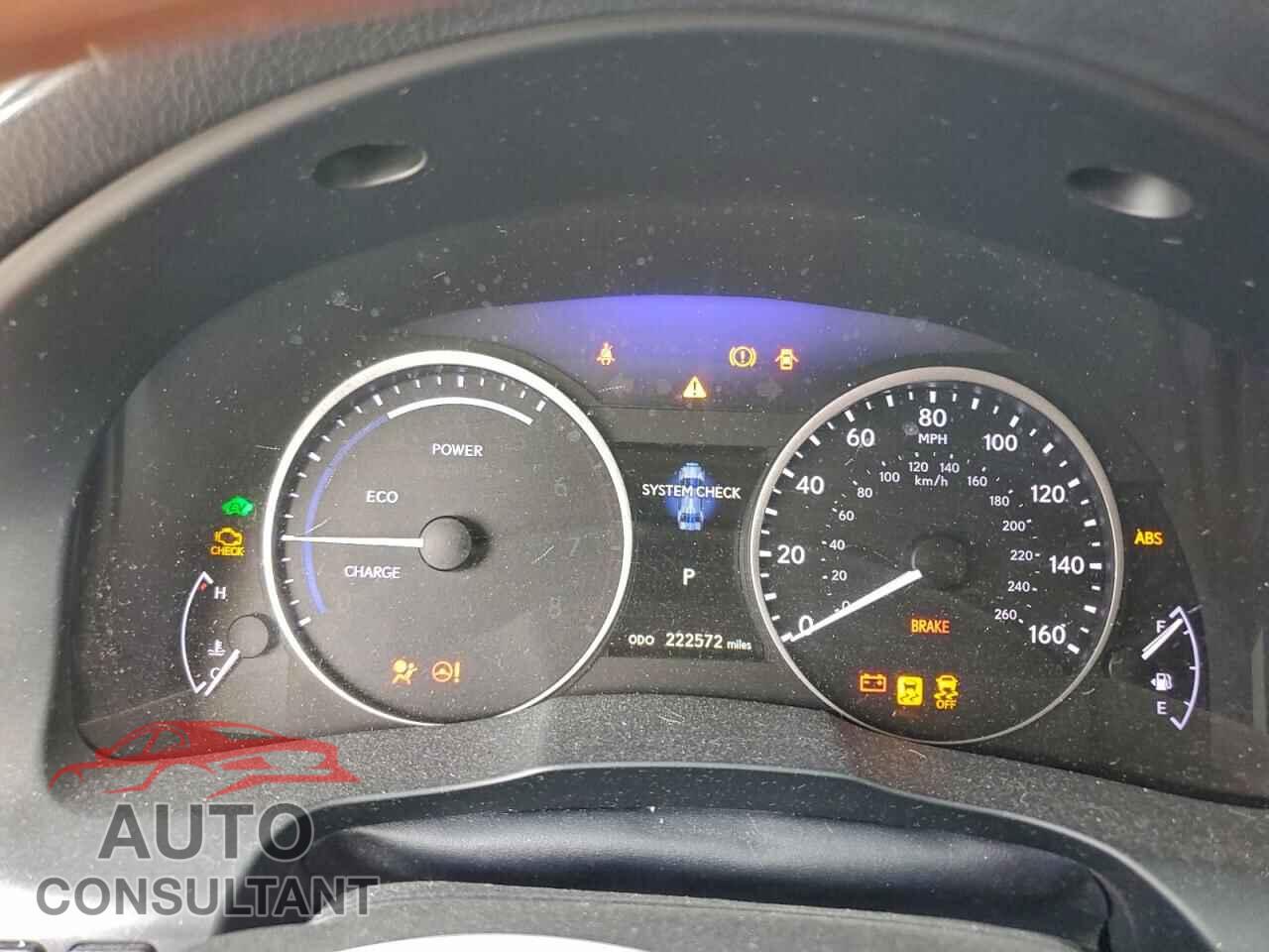 LEXUS ES 2013 - JTHBW1GG8D2002605