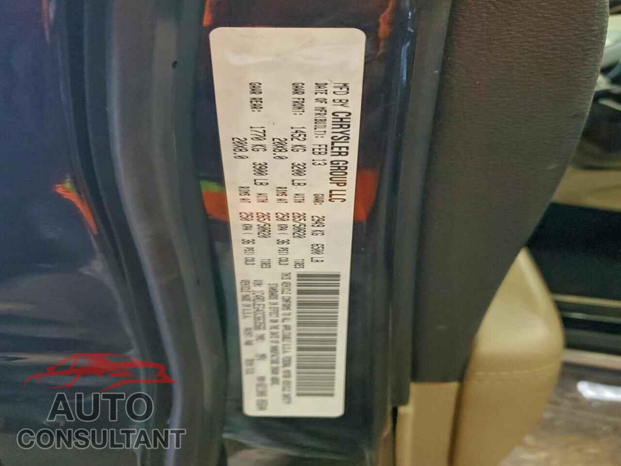 DODGE DURANGO 2013 - 1C4RDJEG4DC663566