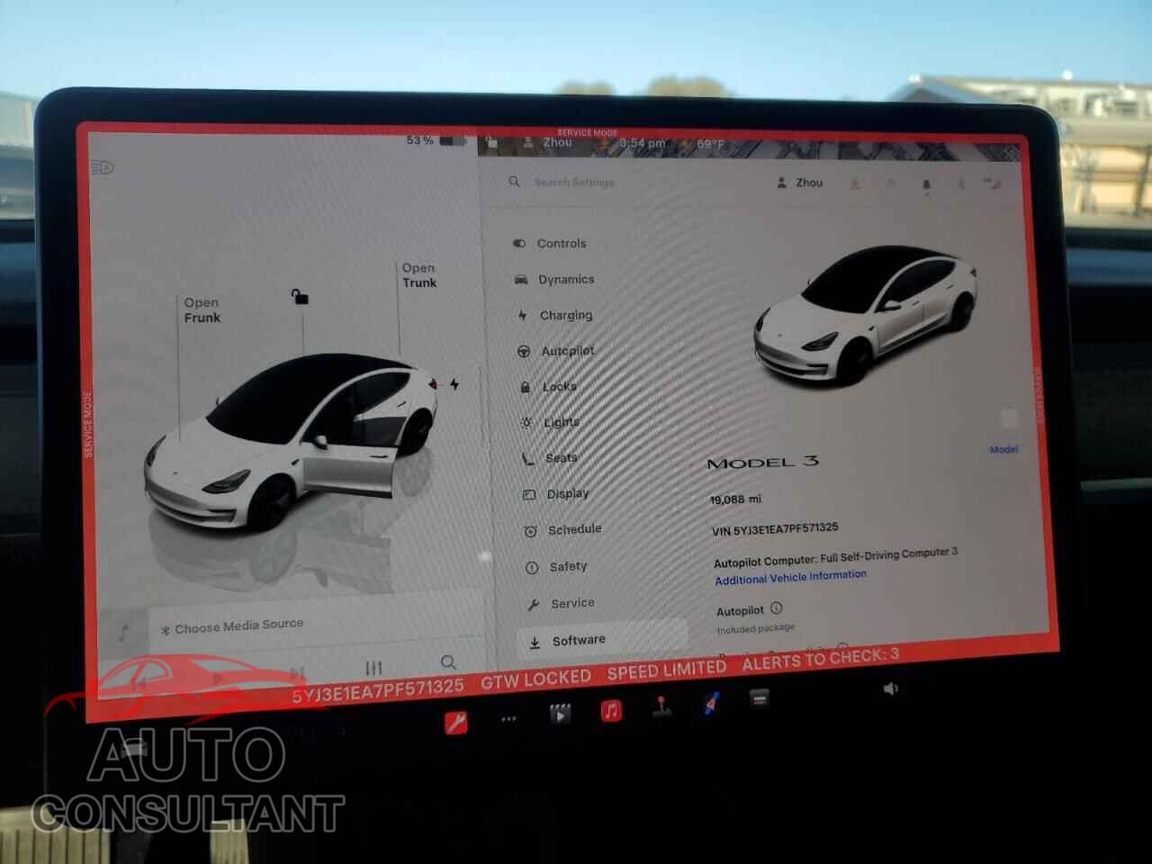 TESLA MODEL 3 2023 - 5YJ3E1EA7PF571325