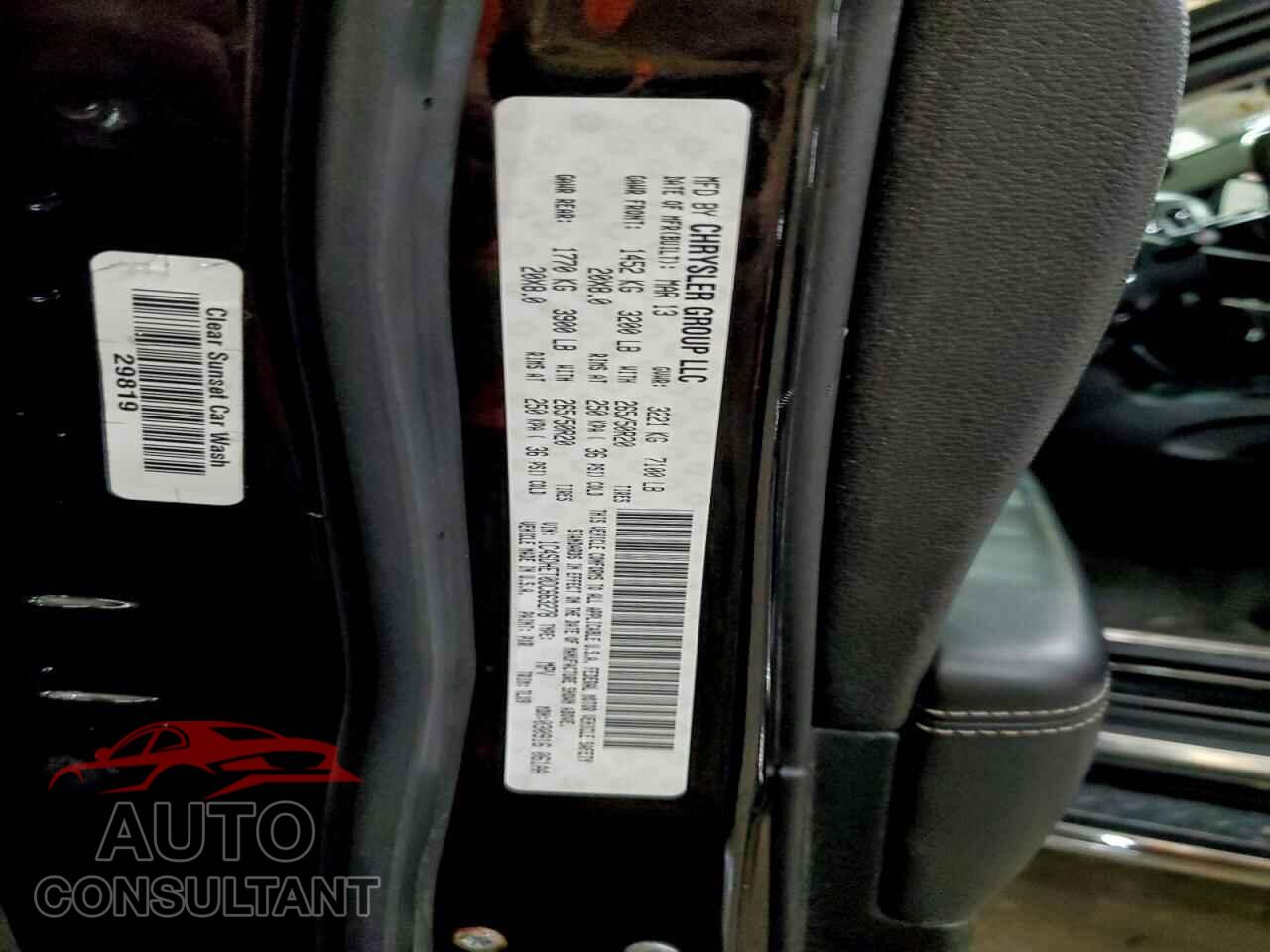 DODGE DURANGO 2013 - 1C4SDHET0DC663278