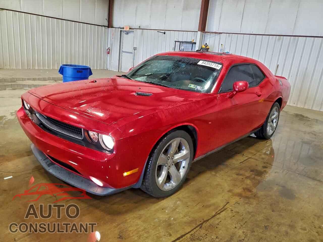 DODGE CHALLENGER 2012 - 2C3CDYAG2CH170490