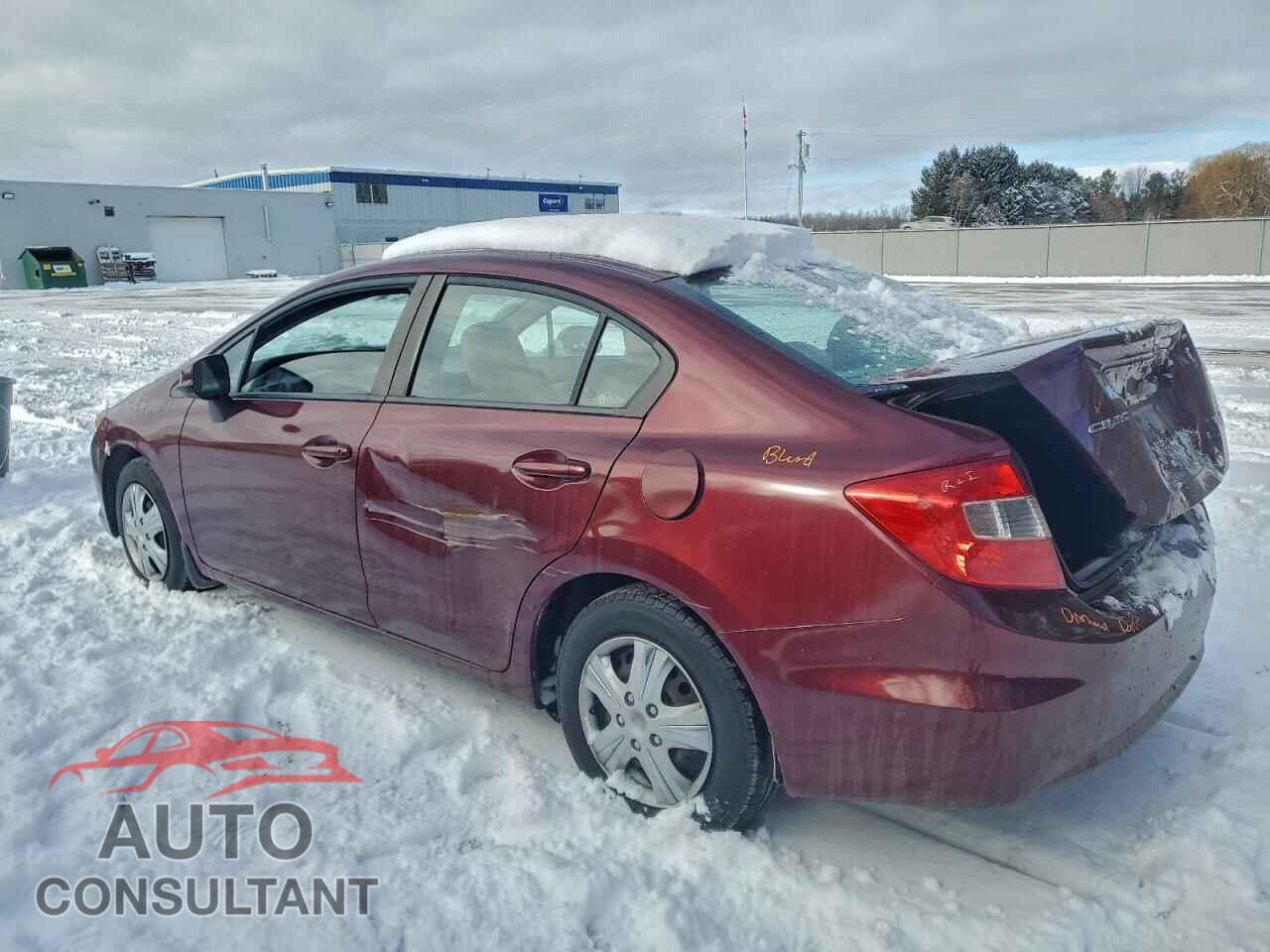 HONDA CIVIC 2012 - 2HGFB2F49CH034286