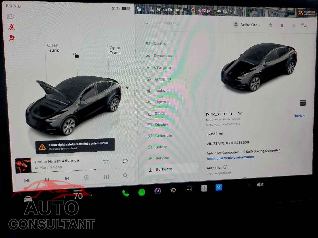 TESLA MODEL Y 2023 - 7SAYGDEE1PA058608
