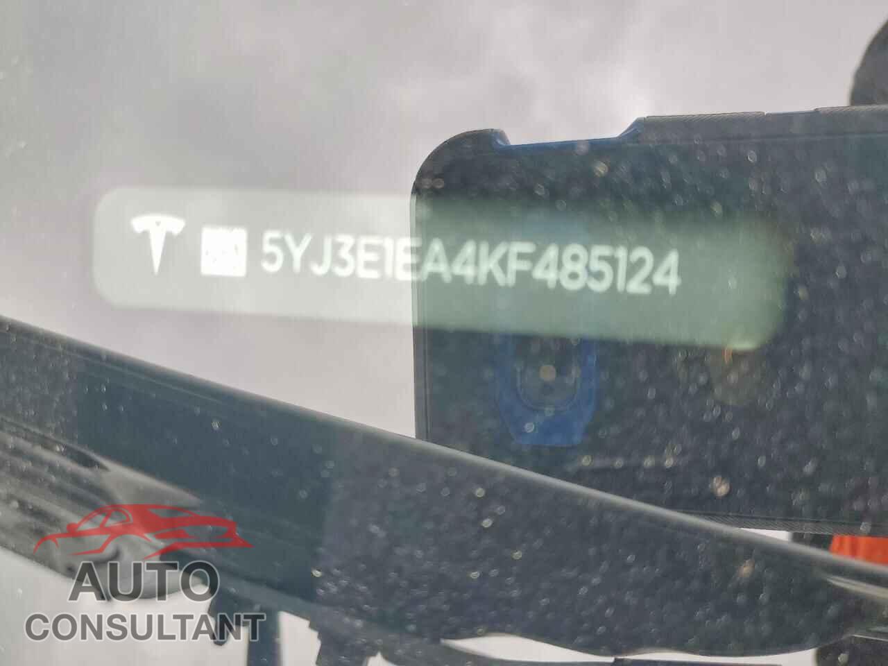 TESLA MODEL 3 2019 - 5YJ3E1EA4KF485124