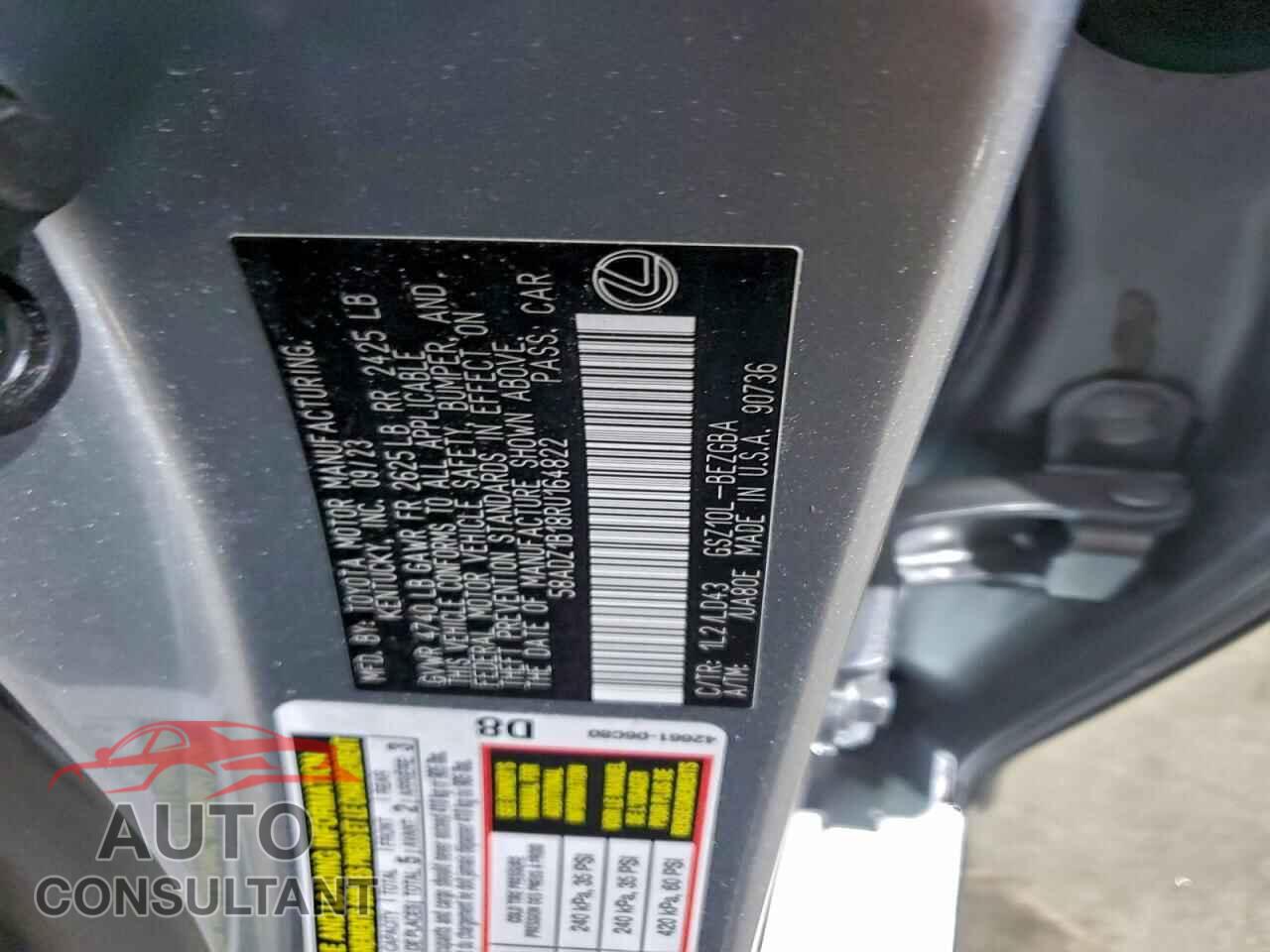 LEXUS ES350 2024 - 58ADZ1B18RU164822