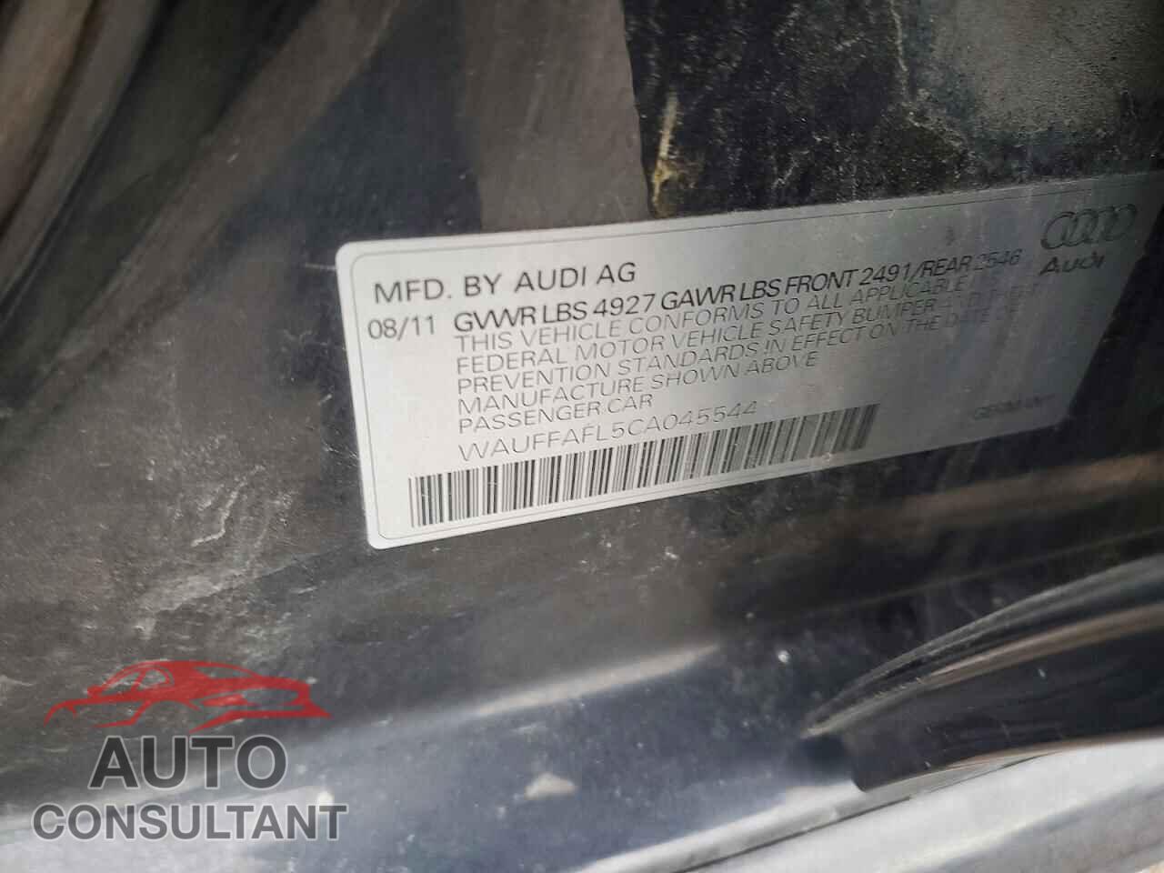 AUDI A4 2012 - WAUFFAFL5CA045544