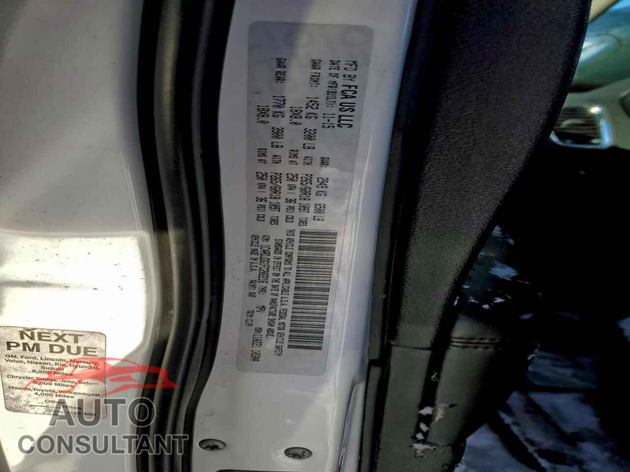 DODGE DURANGO 2015 - 1C4RDJDG1FC202216