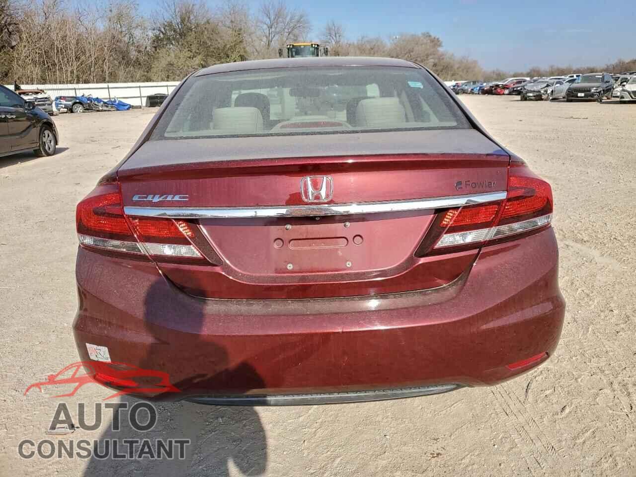 HONDA CIVIC 2013 - 2HGFB2F54DH576356