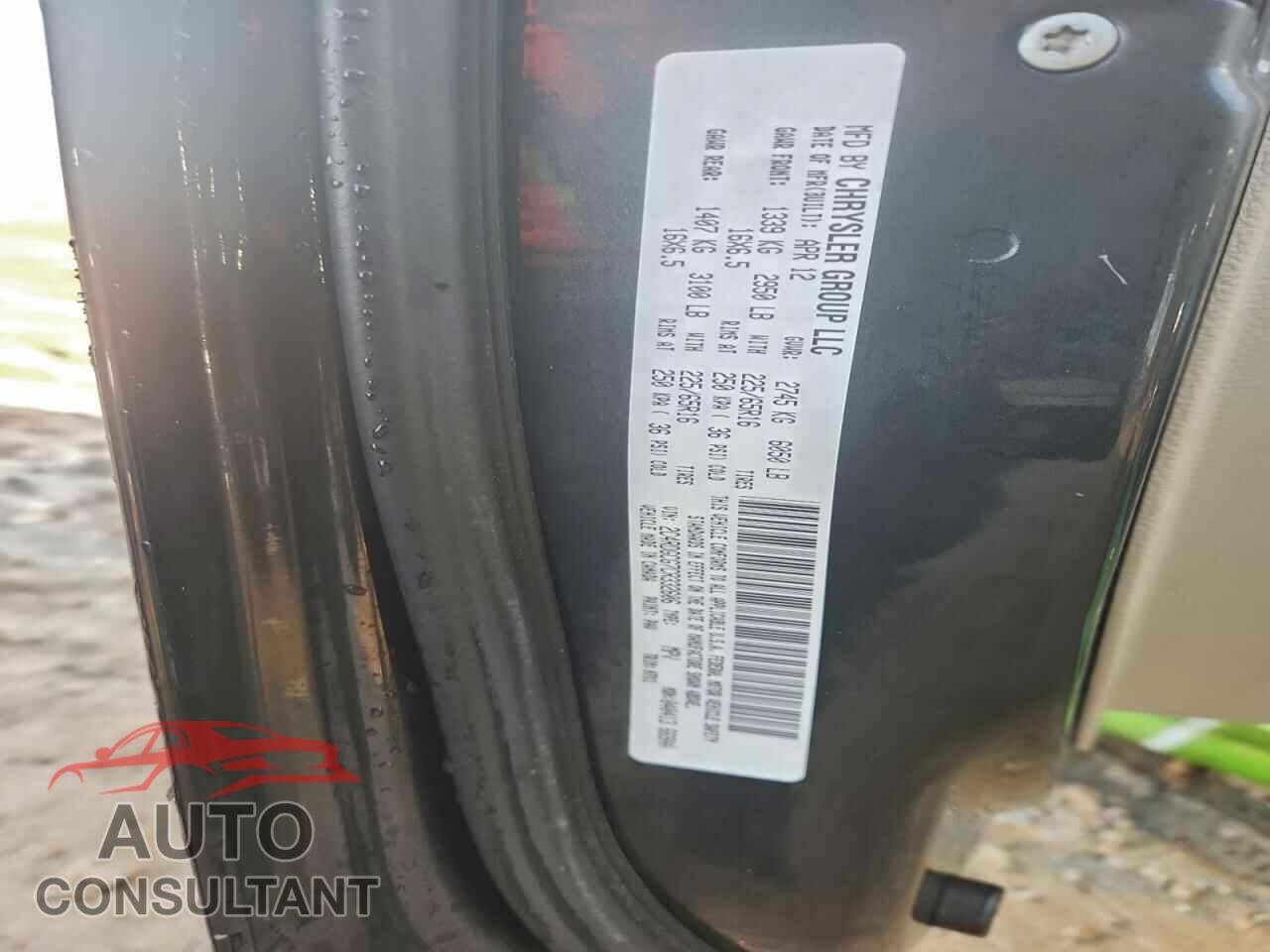 DODGE CARAVAN 2012 - 2C4RDGCG7CR332606