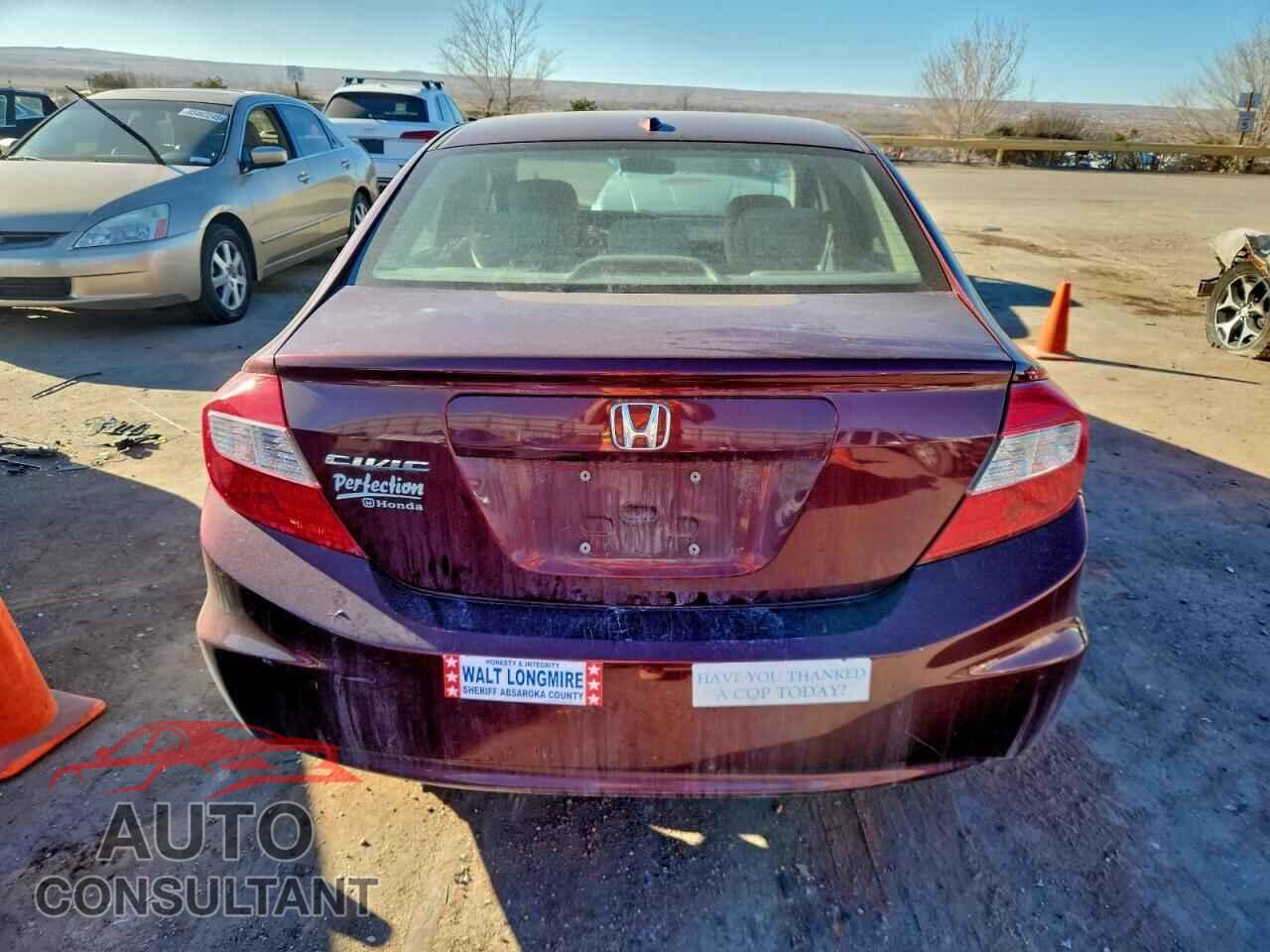 HONDA CIVIC 2012 - 2HGFB2F84CH551742