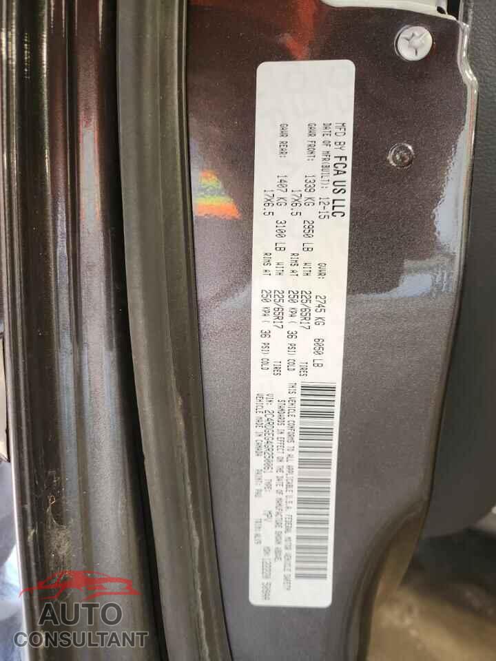 DODGE CARAVAN 2016 - 2C4RDGEG4GR250061