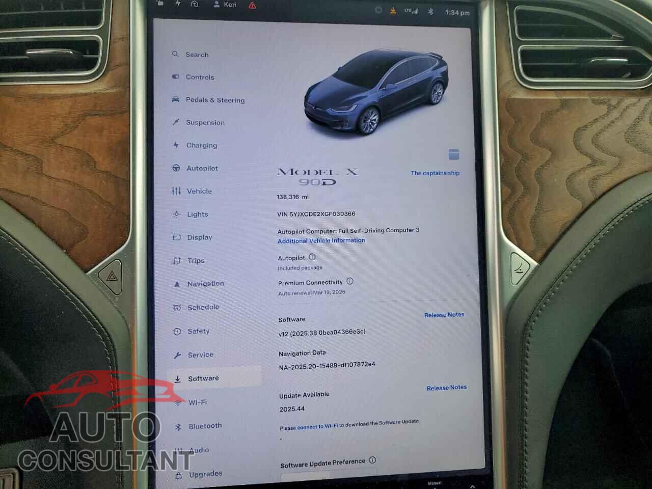 TESLA MODEL X 2016 - 5YJXCDE2XGF030366