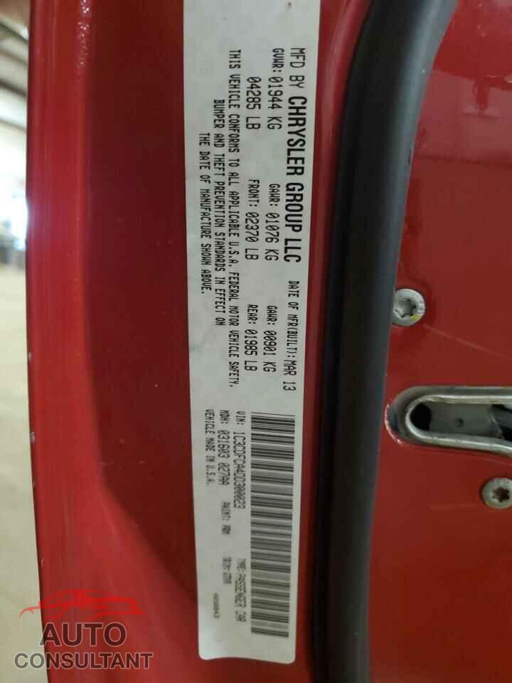 DODGE DART 2013 - 1C3CDFCA4DD300023