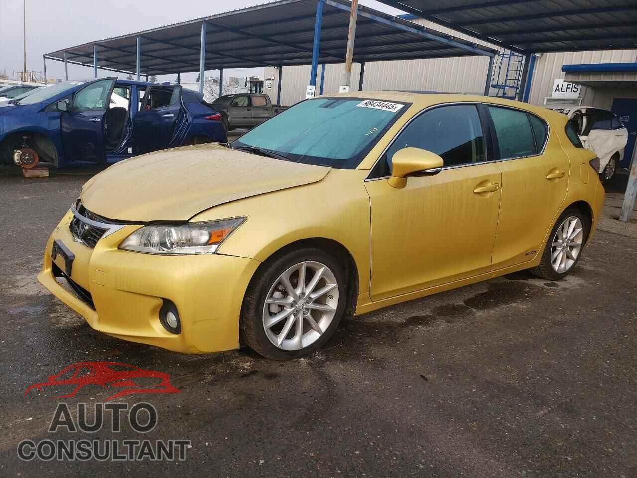 LEXUS CT 200 2011 - JTHKD5BH9B2008441