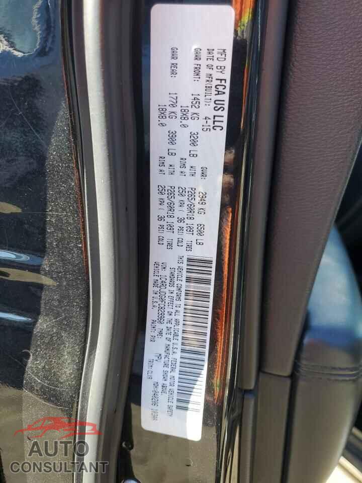 DODGE DURANGO 2015 - 1C4RDJDG0FC829960