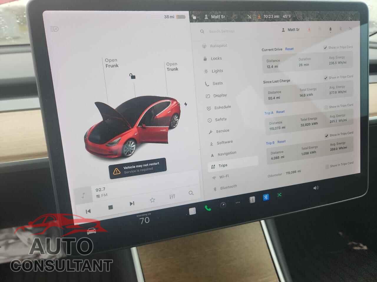 TESLA MODEL 3 2018 - 5YJ3E1EBXJF063169