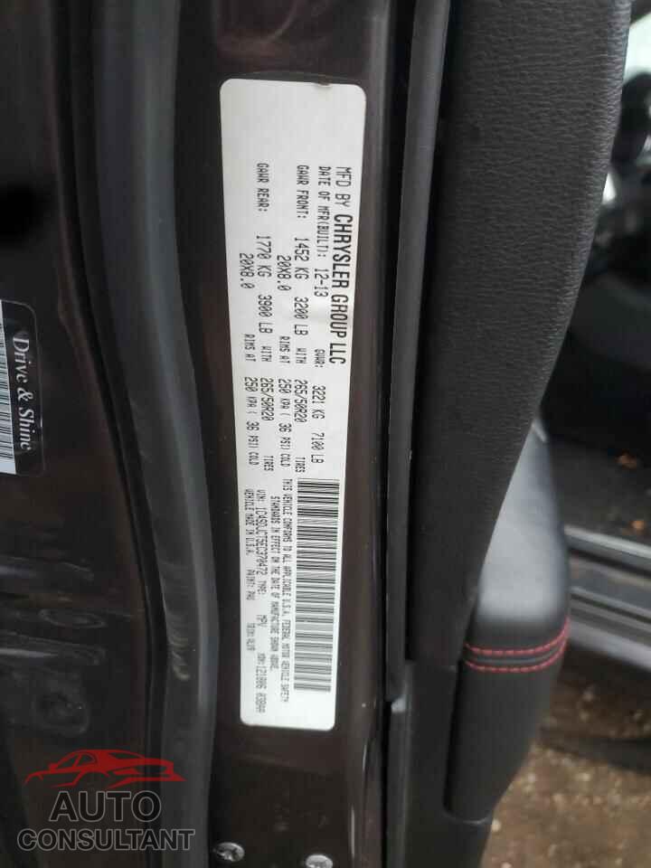 DODGE DURANGO 2014 - 1C4SDJCT5EC370472