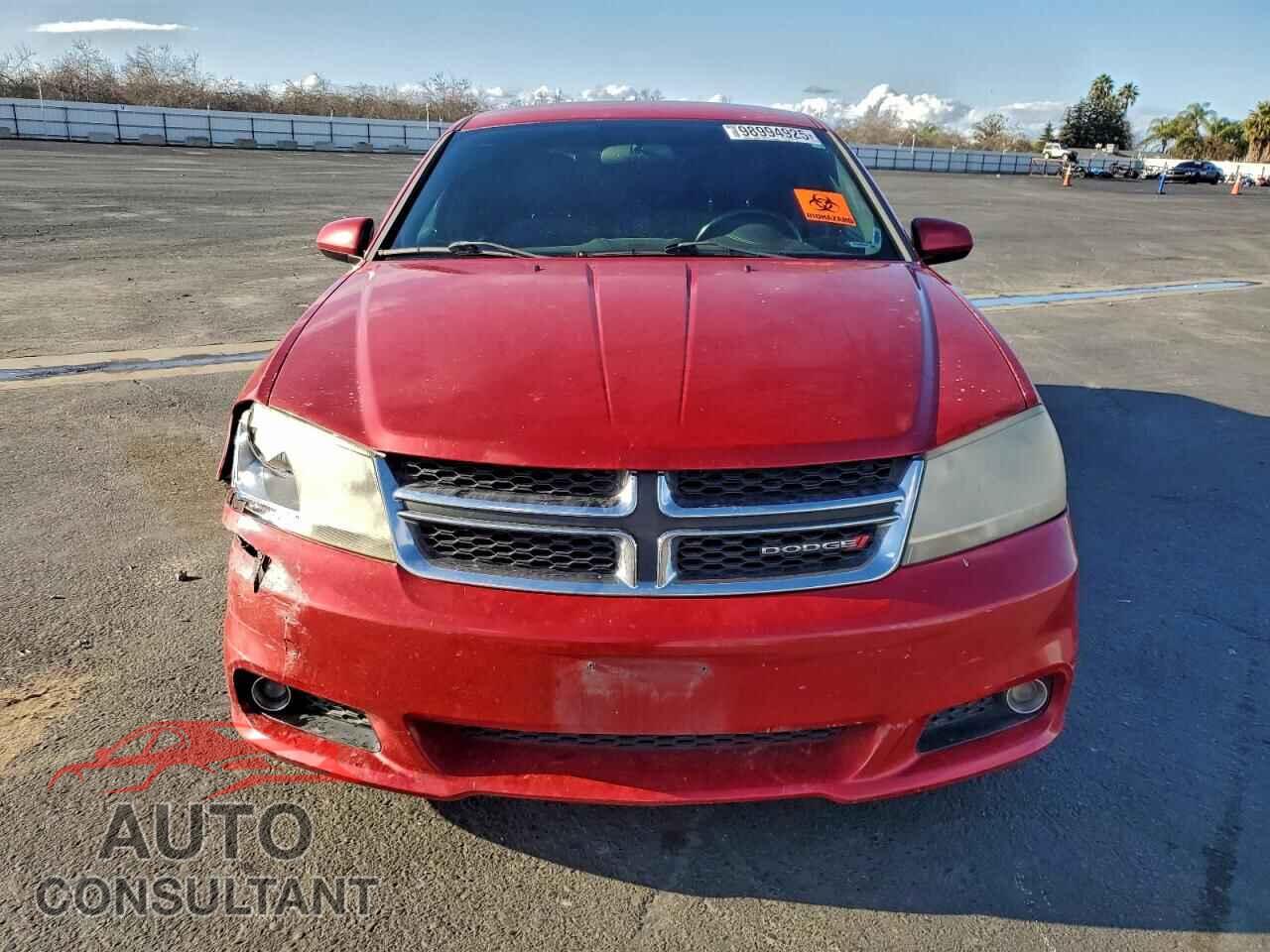 DODGE AVENGER 2013 - 1C3CDZCB4DN740442