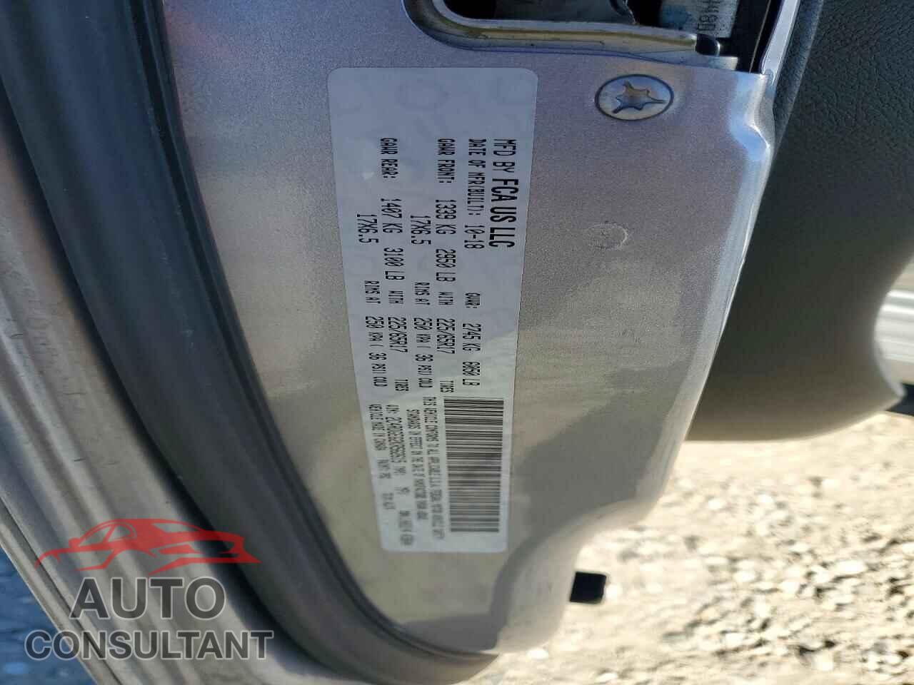 DODGE CARAVAN 2019 - 2C4RDGEG2KR562615