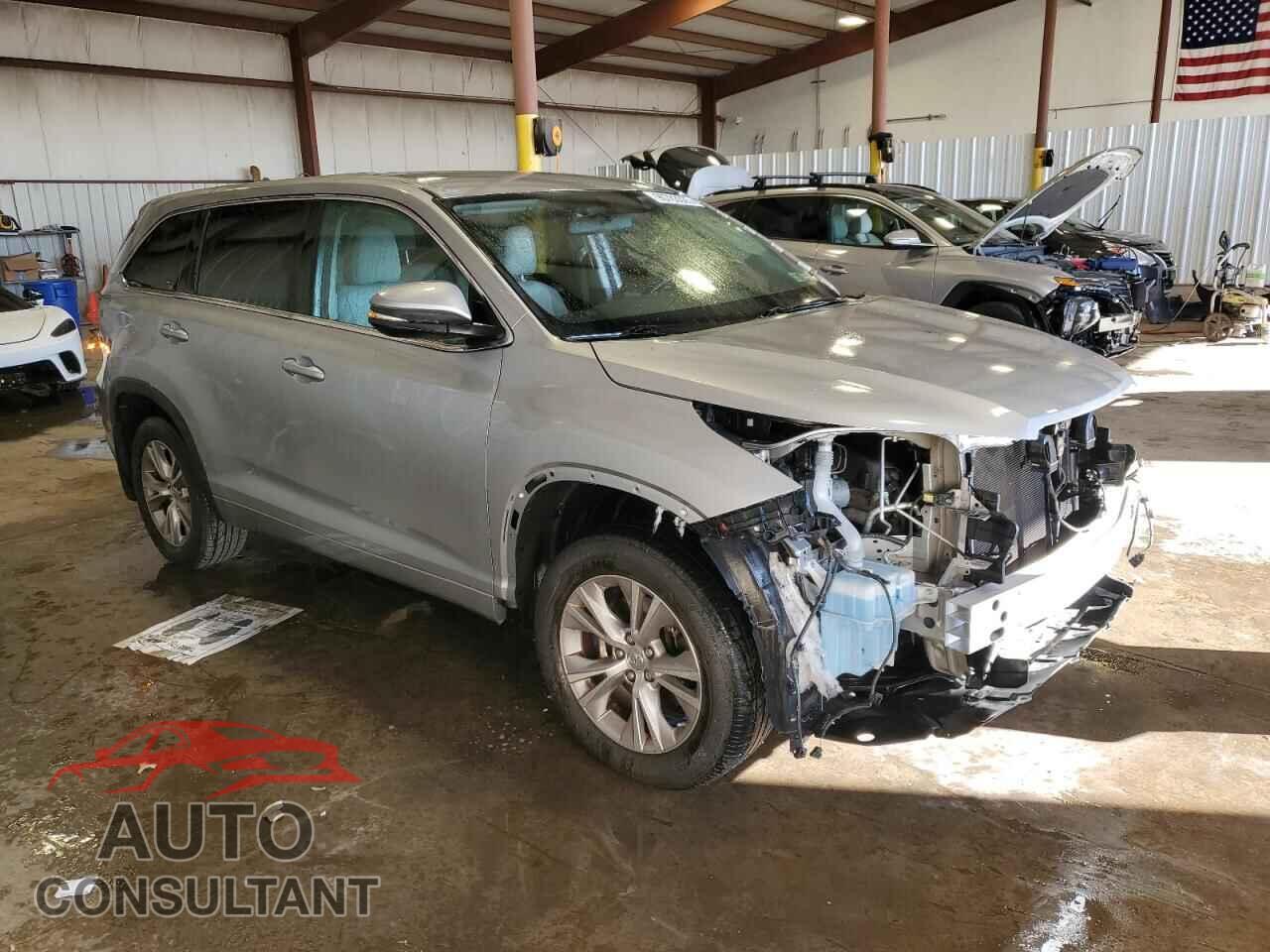 TOYOTA HIGHLANDER 2015 - 5TDBKRFH9FS180475