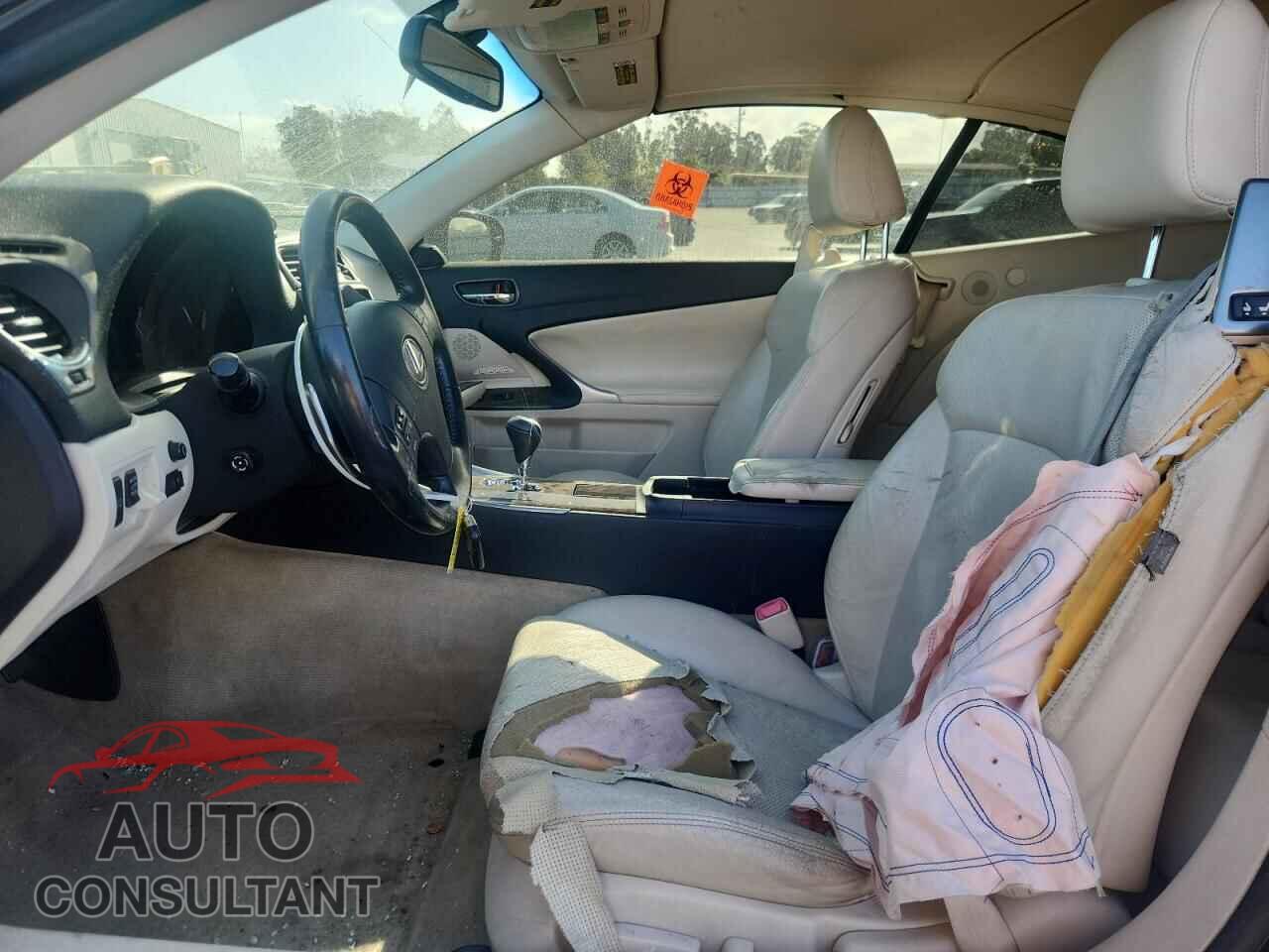 LEXUS IS 2010 - JTHFF2C23A2514432